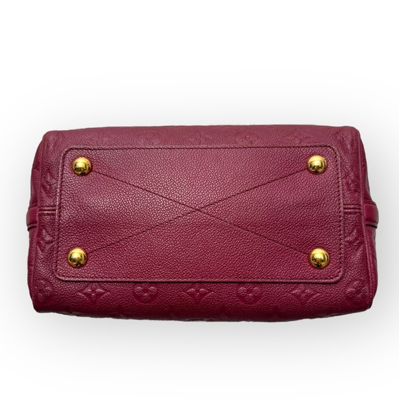 (SOLD) LOUIS VUITTON Empreinte Speedy Bandouliere 25 Two-Way Bag w/COA, Aurore - Picture 6 of 16